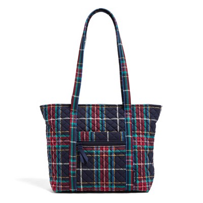 tartan tote bag