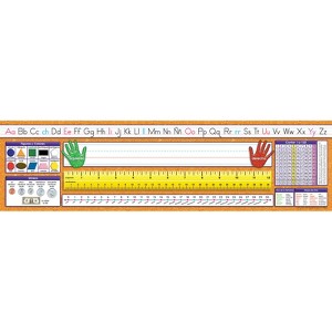 North Star Teacher Resources Traditional Manuscript Spanish Desk Plates, 19" x 5", Pack of 36 - 1 of 3