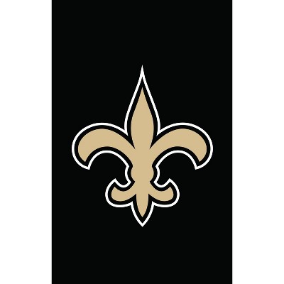 Team Sports America New Orleans Saints NFL Vintage Linen House Flag - 28”W  x 44”H Indoor Outdoor Double Sided Decor Flag for Football Fans