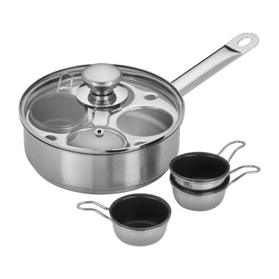 Demeyere Resto 4-pc, 18/10 Stainless Steel, Mini Fry Pan Set