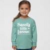 The Juniper Shop Sassy Little Lassie Classy Toddler Long Sleeve Tee - 3 of 4