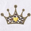 Terry Bathrobe with Cheetah Crown Embroidery - Linum Home Textiles - 2 of 3