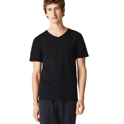 Lacoste Men's 3-Pack Coton V-neck Slim Fit Undershirts