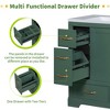 Whisen 36" Bathroom Storage Cabinet Bathroom Vanity with Ceramic Sink, Adjustable Shelf and 6 Drawers - 4 of 4