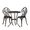 Sapphtopaz Outdoor Patio Furniture Set Lounge Patio Chairs with Round Table for Backyard, Terrace, Garden - 3 of 4