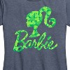 Women's - Barbie - St. Patrick's Day Shamrock Pattern Logo Short Sleeve Graphic T-Shirt - 2 of 4