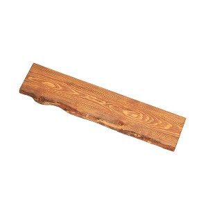 RESTORE Sunset Cedar 36 in. Live Edge Wood Shelf (Wood Only) by Pipe Decor - 1 of 4