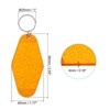 Unique Bargains Vintage Motel Keychain with Spots for DIY Ornament Backpack - 2 of 4