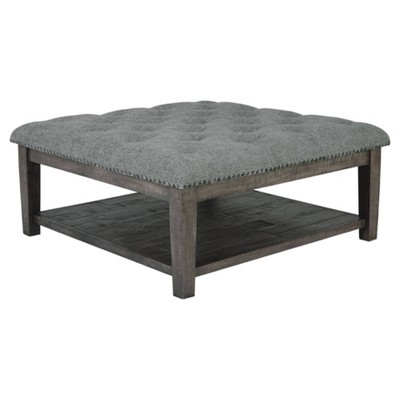 Borlofield Ottoman Cocktail Table Dark Gray - Signature Design by Ashley