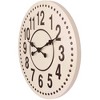 19" Gunmetal Wall Clock White - Infinity Instruments - 4 of 4