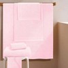 Cotton 6 Pack Towel Set - 2 Bath 28x55, 2 Hand 16x24, 2 Wash Towels 12x12 in Pink - 3 of 4