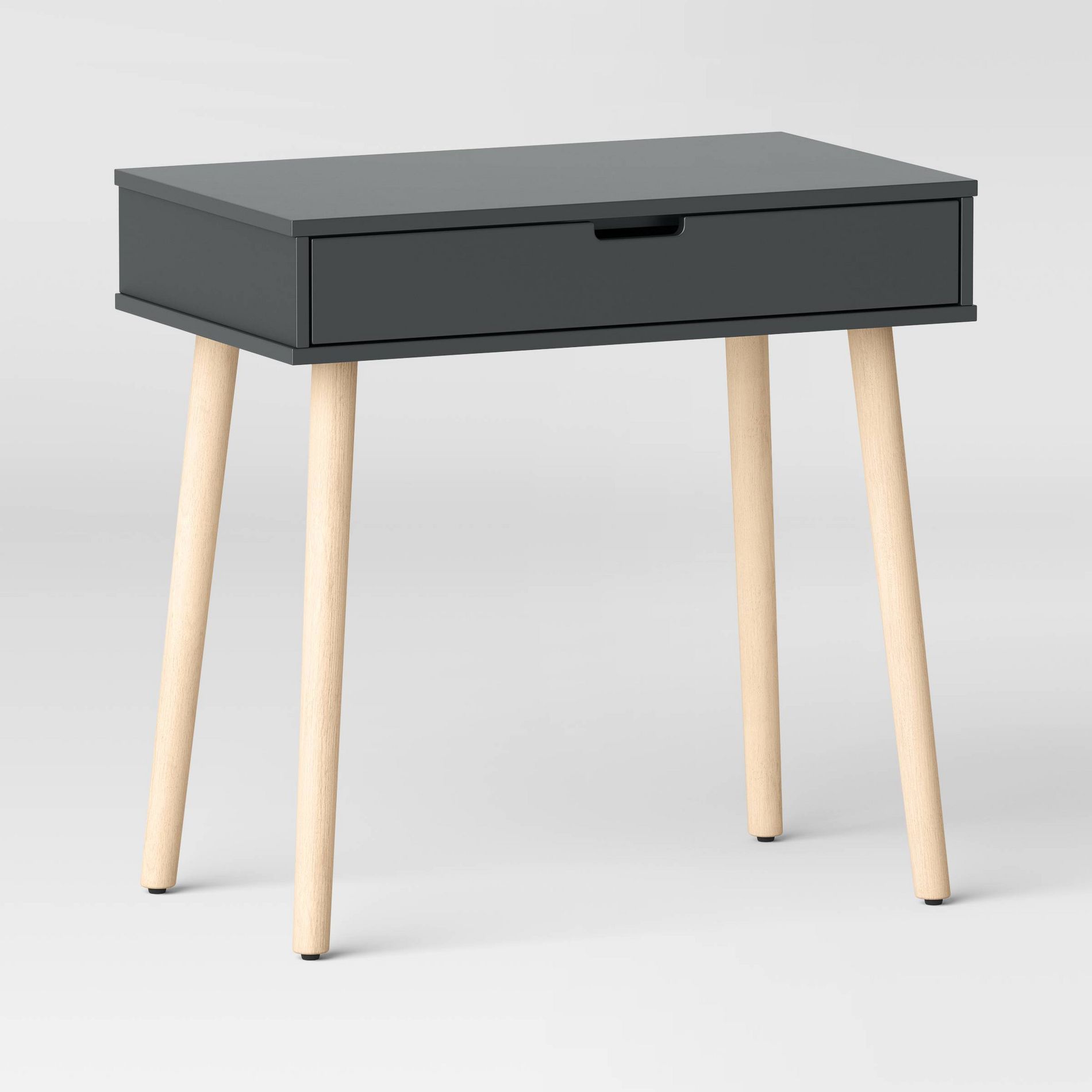 Modern Kids' Desk Dark Gray - Pillowfort™: Childrens Desk with File Drawer, MDF Frame, 30.5" Height, 32" Width