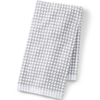 Lands' End Turkish Quick-Dry Cotton Textured Gingham Towel