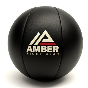 Amber Fight Gear Leather Medicine Ball for Strength & Conditioning, Plyometric - 1 of 4