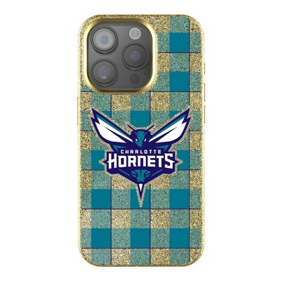 Keyscaper NBA Plaid Bling Cell Phone Case for iPhone 14 Pro Max