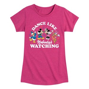 Girls' - Disney - Mickey & Friends Fitted Short Sleeve Graphic T-Shirt - 1 of 4