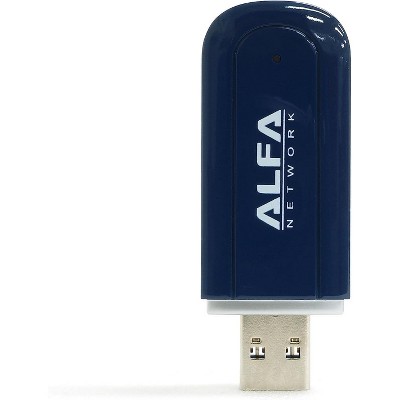 Alfa 1200 Mbps Dual Band WiFi USB Adapter, High-speed USB Type-A 3.2 WiFi Adapter