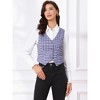 Allegra K Women's Steampunk Dressy Sleeveless Versatile Racerback Suit Vests - 3 of 4