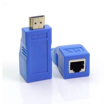 For HDMI Extender 4k RJ45 Ports LAN Network Extension Up To 30m Over CAT5e / 6 UTP LAN Ethernet Cable for HDTV HDPC