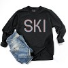 Ski Pastel - Women's Garment Dyed Long Sleeve Graphic T-Shirt - 3 of 4