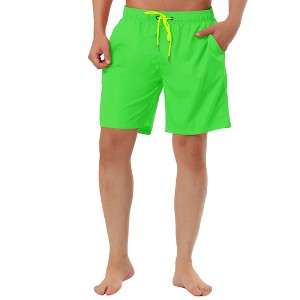 TATT 21 Men's Summer Casual Beach Drawstring Waist Surfing Mesh Lining Swim Shorts - 1 of 4