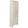 Wood Unfinished 72 inches Shaker Bookcase in Brown - Pemberly Row - 2 of 4