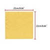 INSPIRE CHIC Men's Wedding Party Solid Color Self-Folded Pocket Squares - 3 of 4