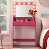 Lycvki Dressing Table with Adjustable Lights Mirror and Drawer - 2 of 4