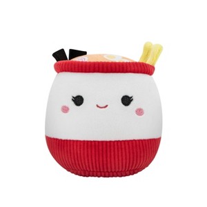 Squishmallows Raisy the Ramen Cup Squeaky Dog Plush Toy - 1 of 3