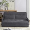Mjkone Muti-Functional Folding Sofa Bed,Floor Sofa Bed Set,Lazy Sofa with Pillows,6 Position Adjustable Backrest - 4 of 4