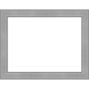 Amanti Art Vista Brushed Nickel Framed Dry Erase Magnetic Board - 1 of 4