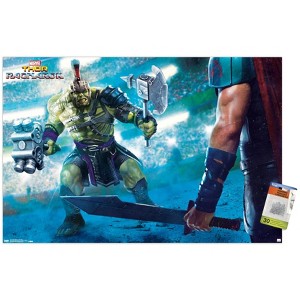 Trends International Marvel Cinematic Universe - Thor - Ragnarök - Arena Hulk Unframed Wall Poster Prints - 1 of 4