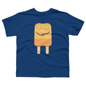 Boy's Design By Humans Popsicle hug By kimvervuurt T-Shirt - 1 of 4