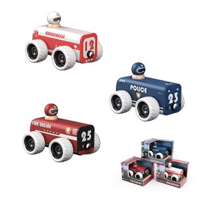 Freniland - Toddlers Role-Recognition Pull-Back Car,Pretend Play Toy for 18+ months - 1 of 4