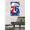 Trends International NBA Philadelphia 76ers - Maximalist Logo 23 Framed Wall Poster Prints - 2 of 4