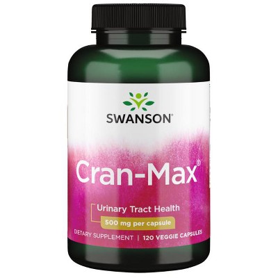 Swanson Cran-Max 500 mg 120 Veg Caps.