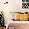 Brightech Halo Split Modern Dimmable (Includes LED Light Bulb) Standing Floor Lamp Matte Black - 3 of 4