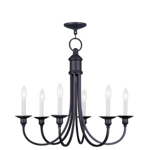 Livex Lighting Cranford 5 - Light Chandelier in  Polished Nickel - 1 of 2