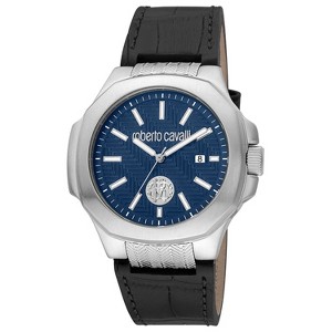Roberto Cavalli Men's Classic Blue Dial Watch - RC5G050L0015 - 1 of 1