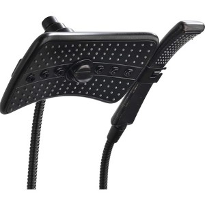 BRIGHT SHOWERS Dual Shower Head -Rain Shower Head and Handheld Shower Head with Hose - 1 of 4