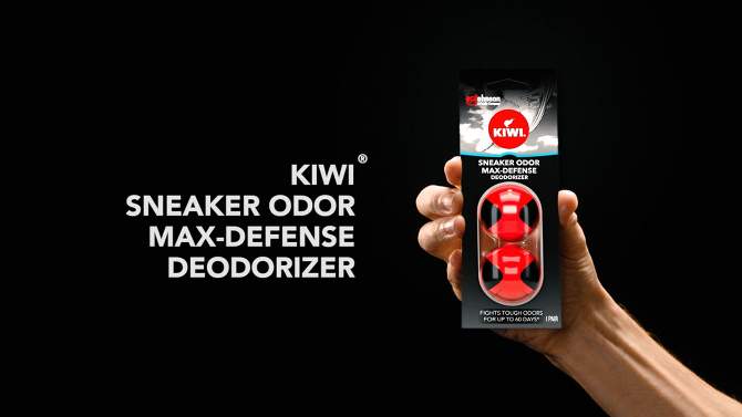 KIWI Sneaker Odor Max Defense Deodorizer - 1pair, 2 of 6, play video