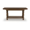Signature Design by Ashley Sturlayne Flip-Top Brown Sofa Table with a Drop-Leaf Design - 3 of 4
