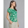 Jones New York Drop Shoulder Keyhole Neckline Top - 2 of 3