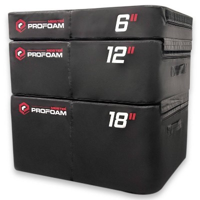 Meister PROFOAM 18''x12''x6'' 3 Plyo Box Set