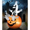 Halloween Inflatables Outdoor Decorations Jack-O-Lantern Pumpkin and Ghosts - 4 of 4