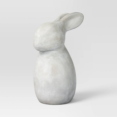Large Cement Rabbit Outdoor Garden Figural - Threshold™ : Target