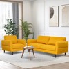 Tangkula 2 Pieces Living Room Sofa Set Modern Fabric Sofa Couch & Accent Chair Set - 4 of 4