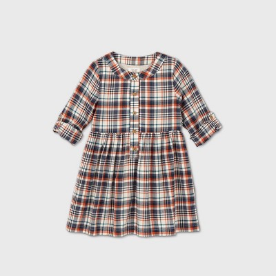 little girl plaid dress