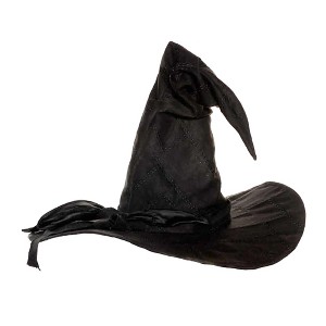 Underwraps Black Witch/ Wizard Hat Adult Costume Accessory - 1 of 3