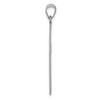 Black Bow Jewelry 14k White Gold, Simple Latin Cross - 2 of 4